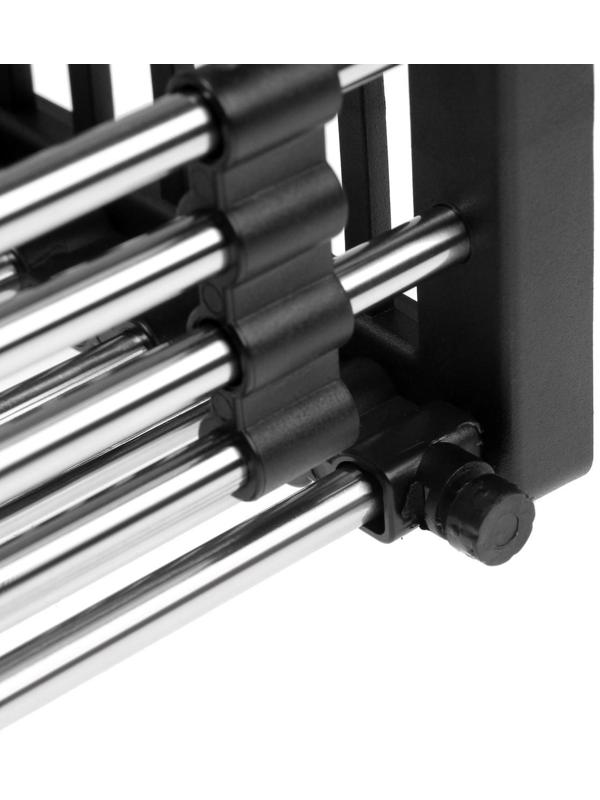 Корзина для сушки на раковину AFLORN AF90001F, нерж.сталь, 30-43,5х22х9 см,раздвижная,графит