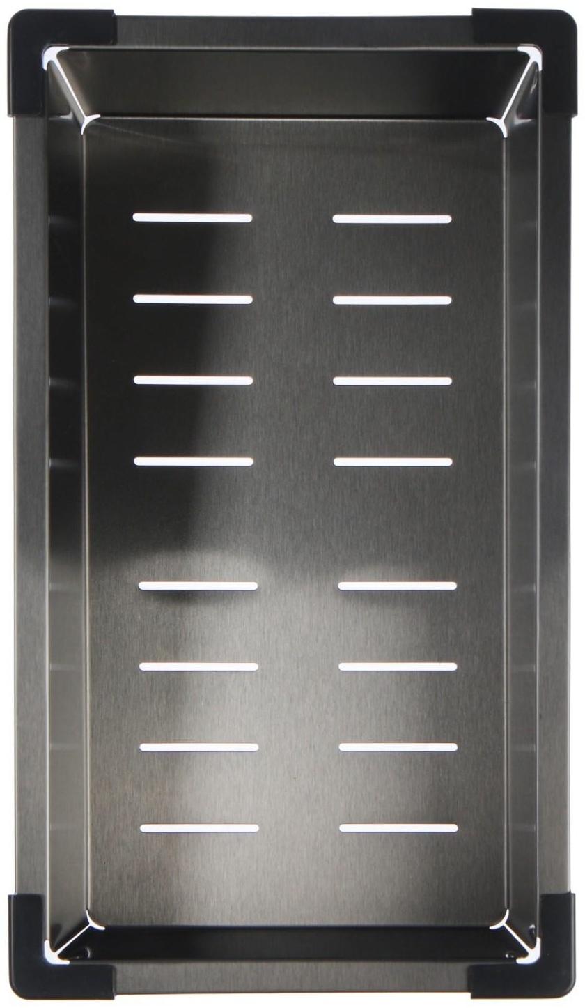 Корзина для сушки на раковину AFLORN AF90234F, 37х21х8 см, нержавеющая сталь, графит
