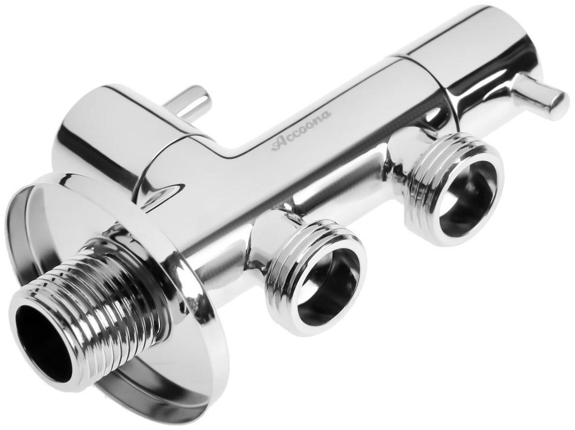 Смеситель для биде Accoona A3290-7, с гигиеническим душем, настенный, хром