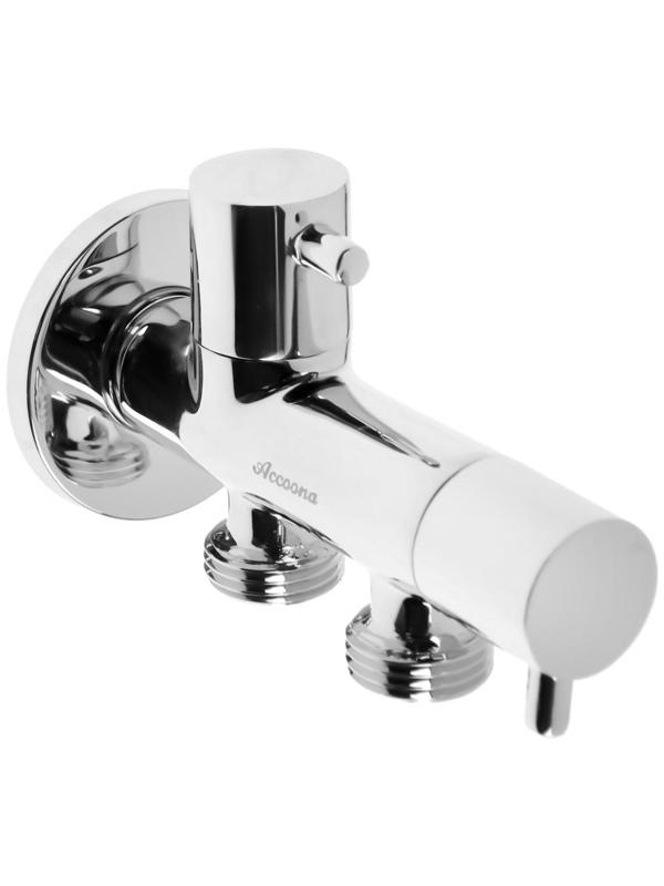 Смеситель для биде Accoona A3290-7, с гигиеническим душем, настенный, хром