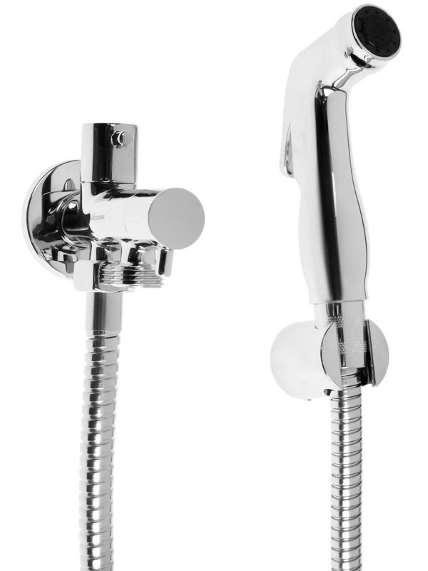 Смеситель для биде Accoona A3290-7, с гигиеническим душем, настенный, хром