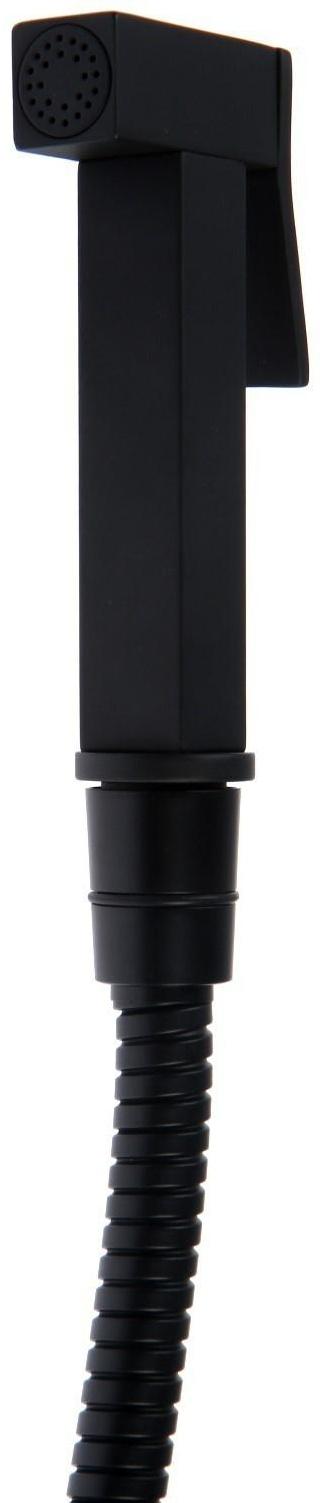 Смеситель для биде Accoona A3290F-4, с гигиеническим душем, настенный, черный