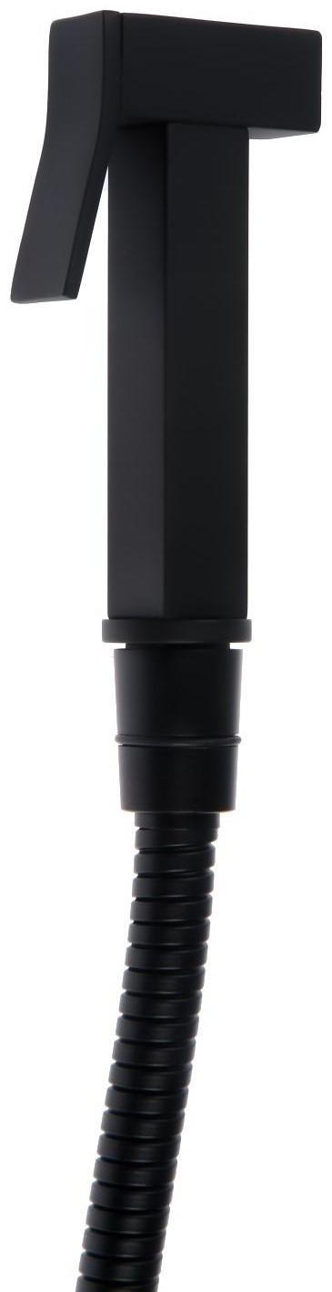 Смеситель для биде Accoona A3290F-4, с гигиеническим душем, настенный, черный