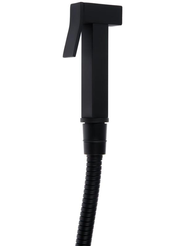 Смеситель для биде Accoona A3290F-4, с гигиеническим душем, настенный, черный