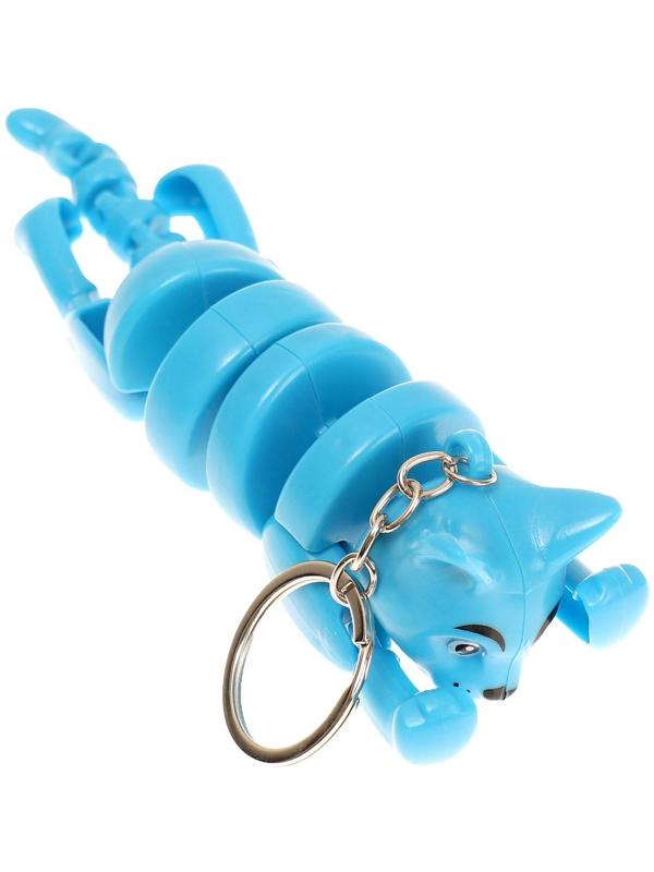 Развивающая игрушка «Кот» световая на брелке, цвета МИКС