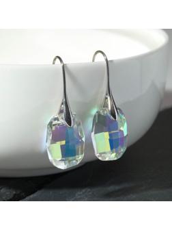 Серьги со стразами 