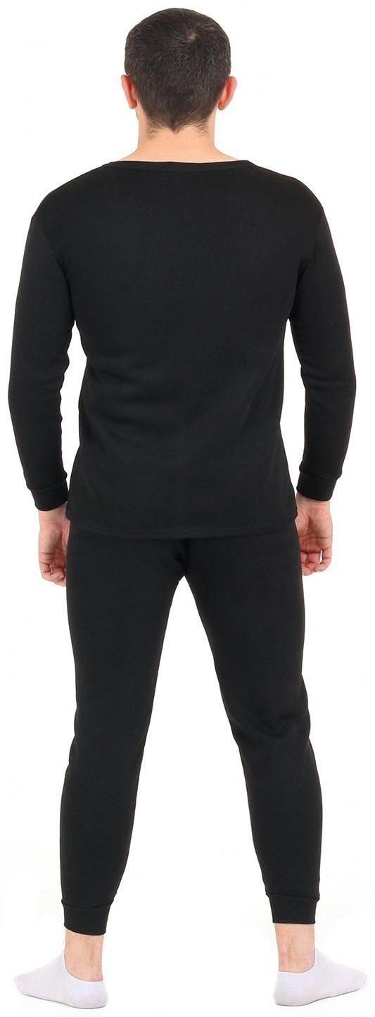 Термобелье мужское, размер S, 44-46, цвет чёрный