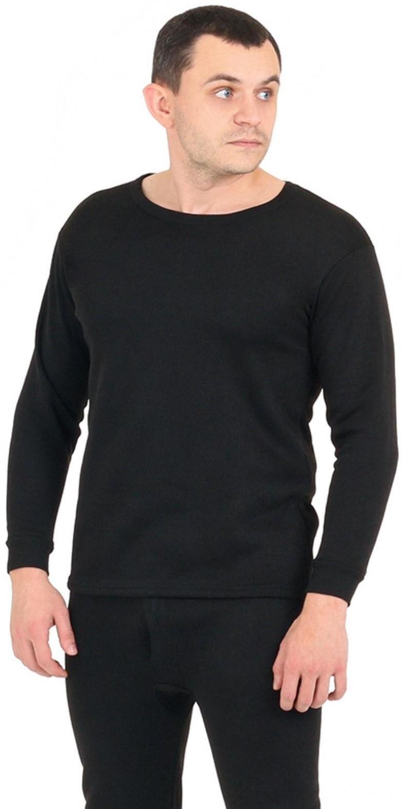 Термобелье мужское, размер M, 46-48, цвет чёрный