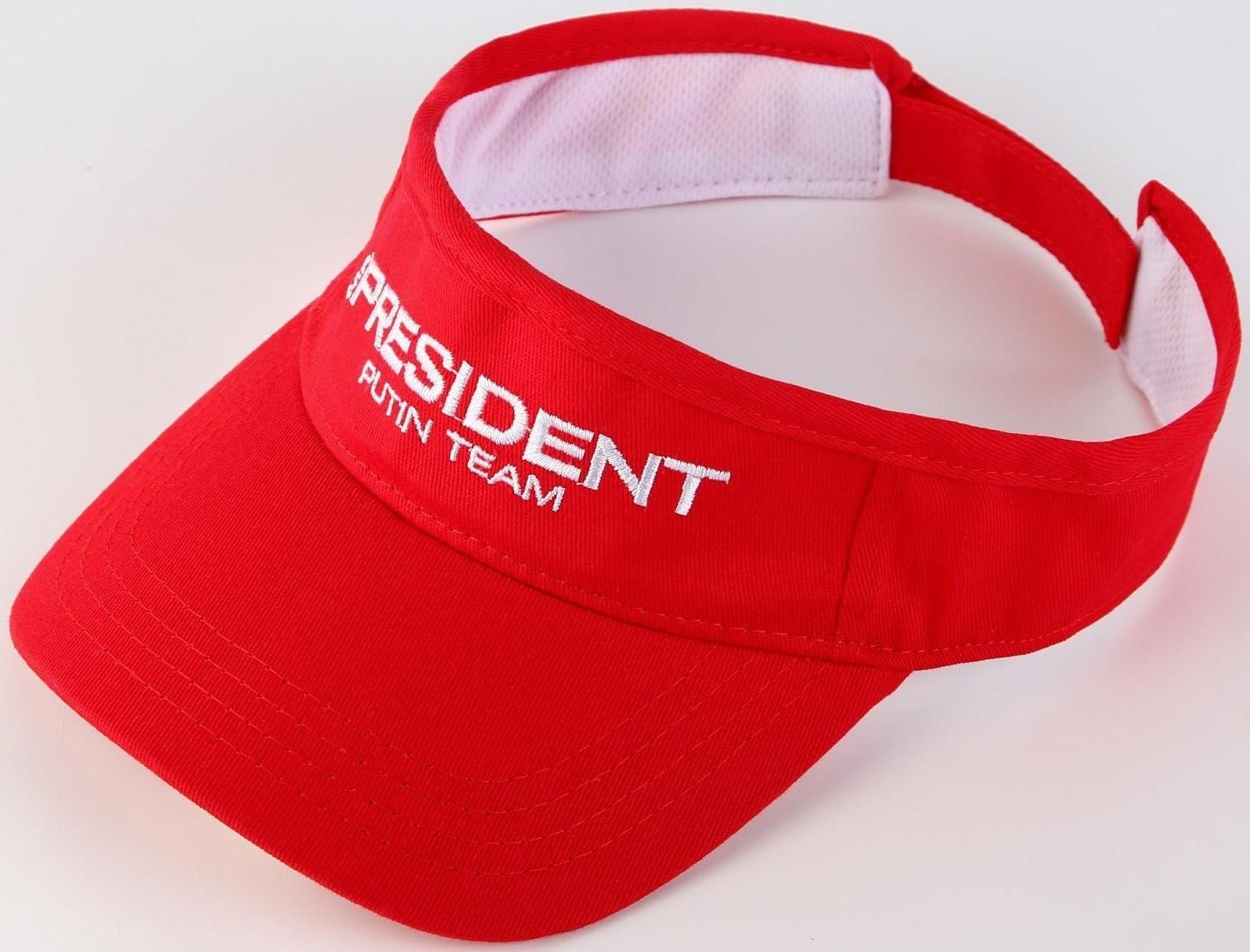 Козырек «President», цвет красный