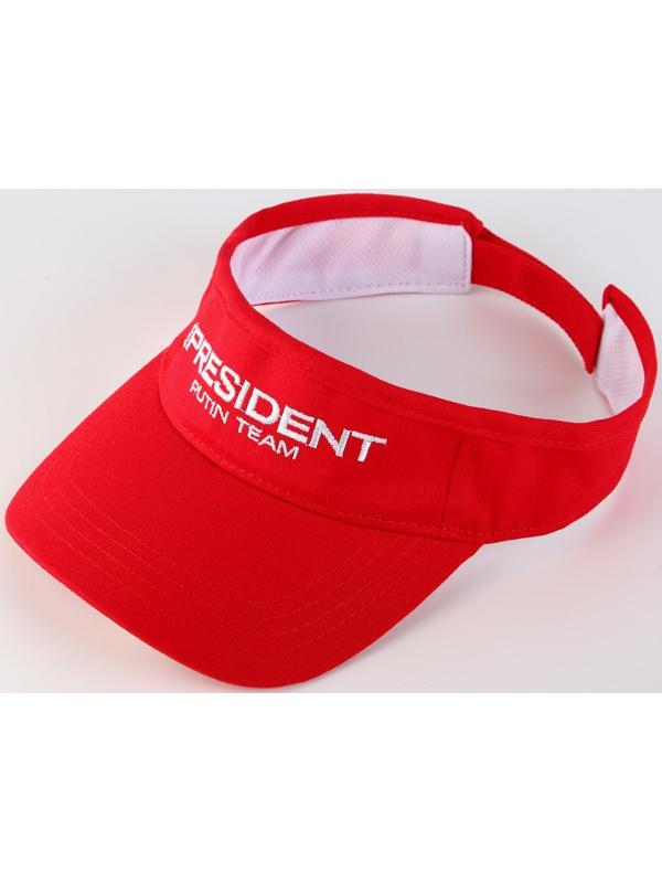 Козырек «President», цвет красный