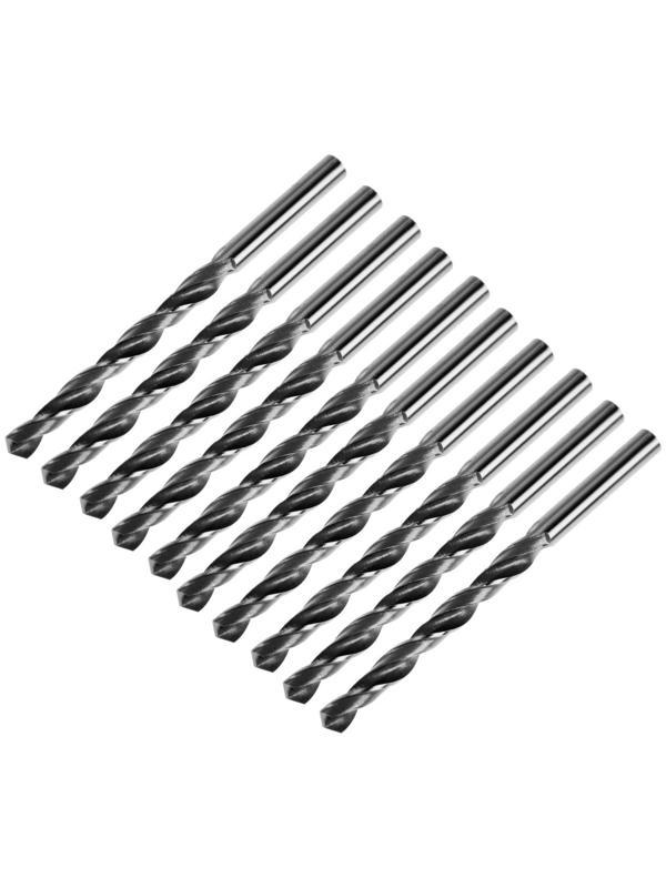 Сверло по металлу, d=6 мм, цилиндрический хвостовик, 10 шт., ГОСТ 10902