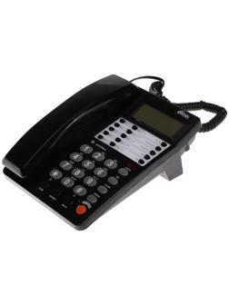 Телефон Ritmix RT-495, Caller ID, однокнопочный набор, память номеров, спикерфон, черный