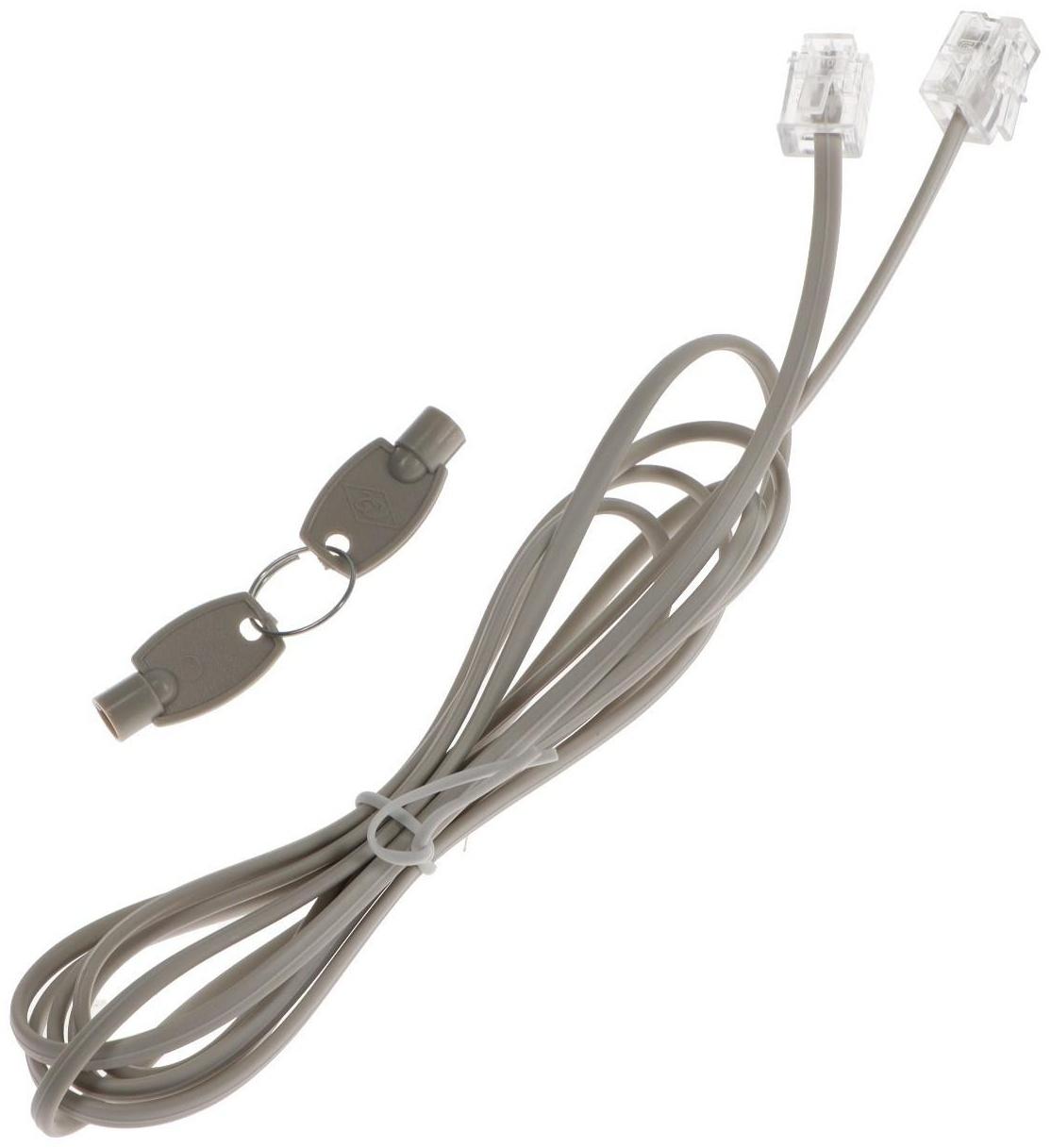 Телефон Ritmix RT-495, Caller ID, однокнопочный набор, память номеров, спикерфон, белый