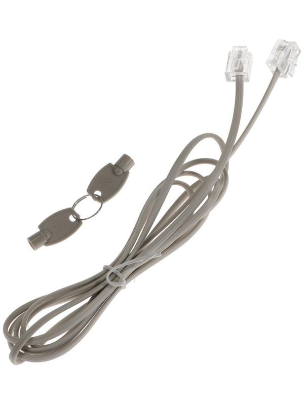 Телефон Ritmix RT-495, Caller ID, однокнопочный набор, память номеров, спикерфон, белый