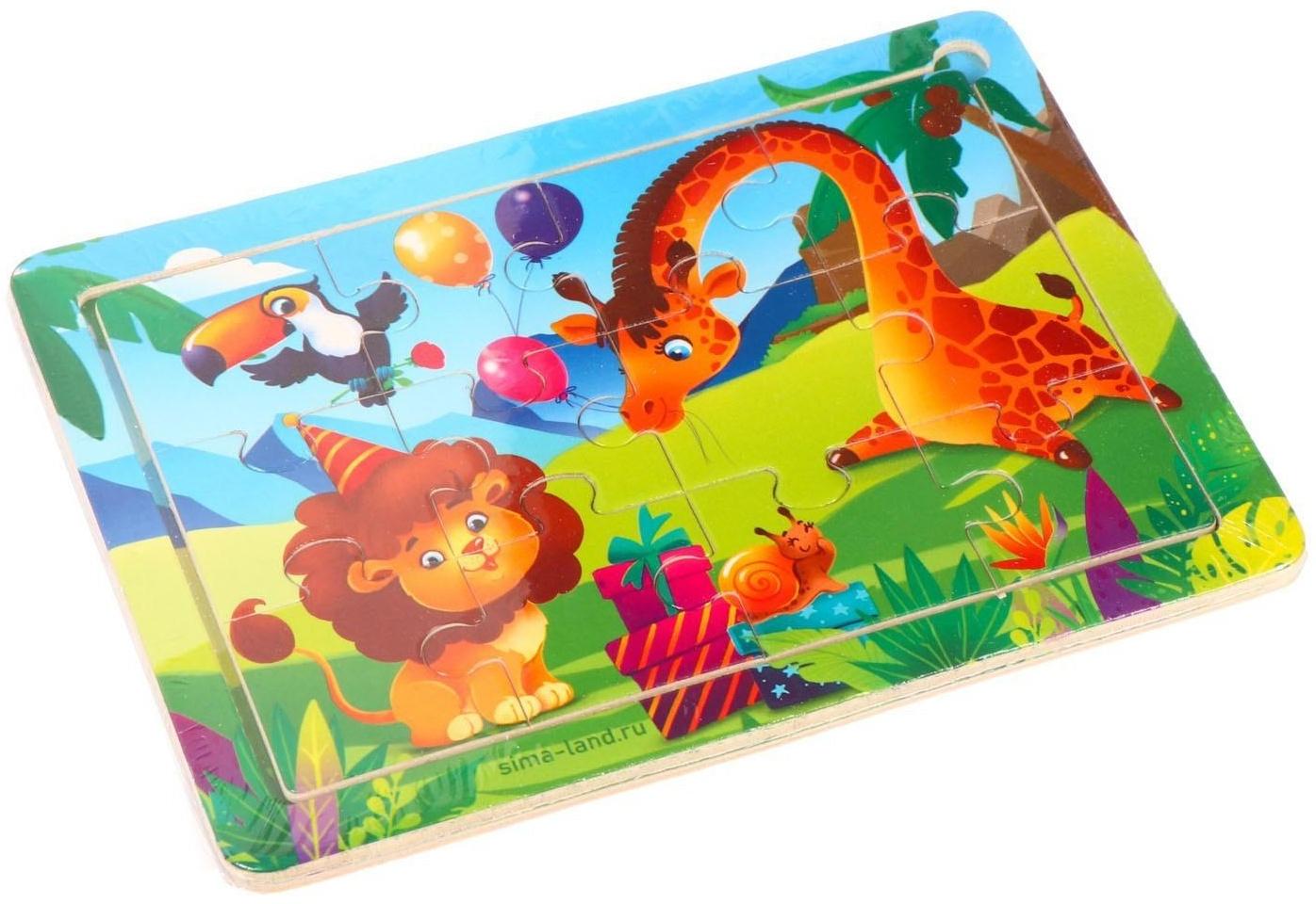 Пазл «Весёлый праздник», 15 х 11 см