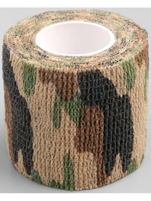 Лента маскировочная, камуфляж, песочный, 4,5м*5см