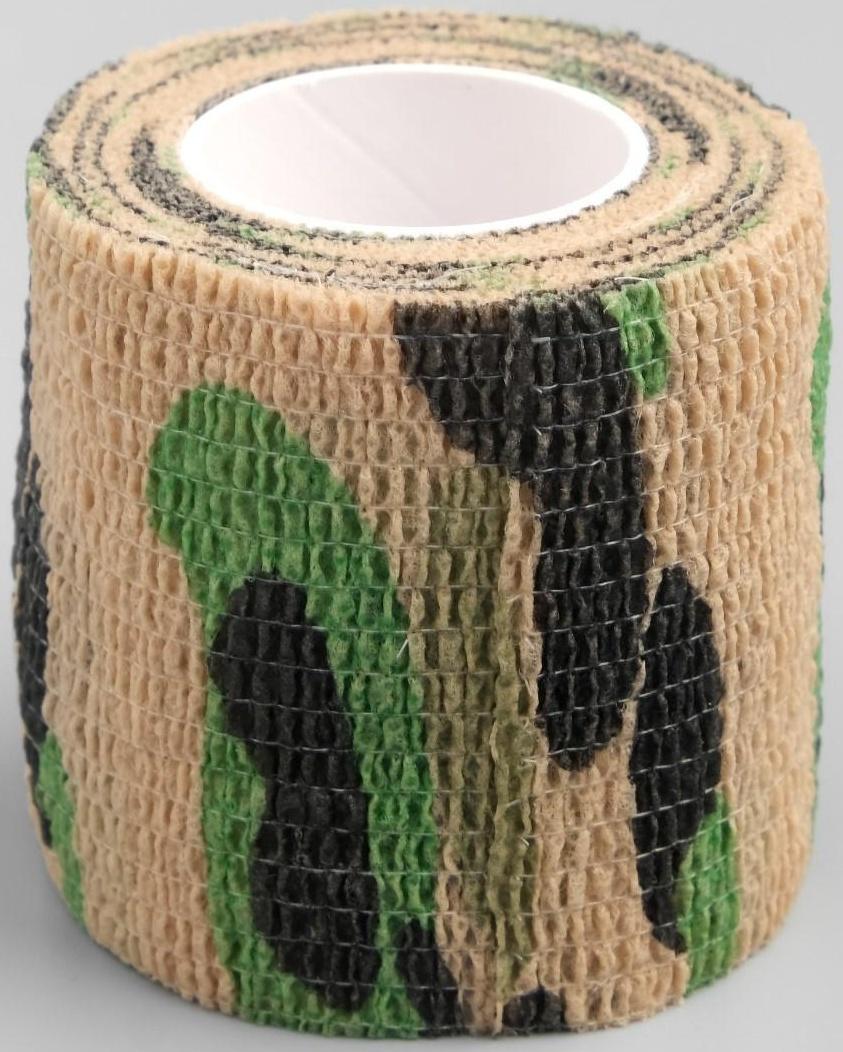 Лента маскировочная, камуфляж светлый, 4,5м*5см