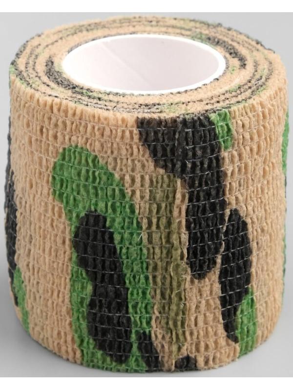 Лента маскировочная, камуфляж светлый, 4,5м*5см