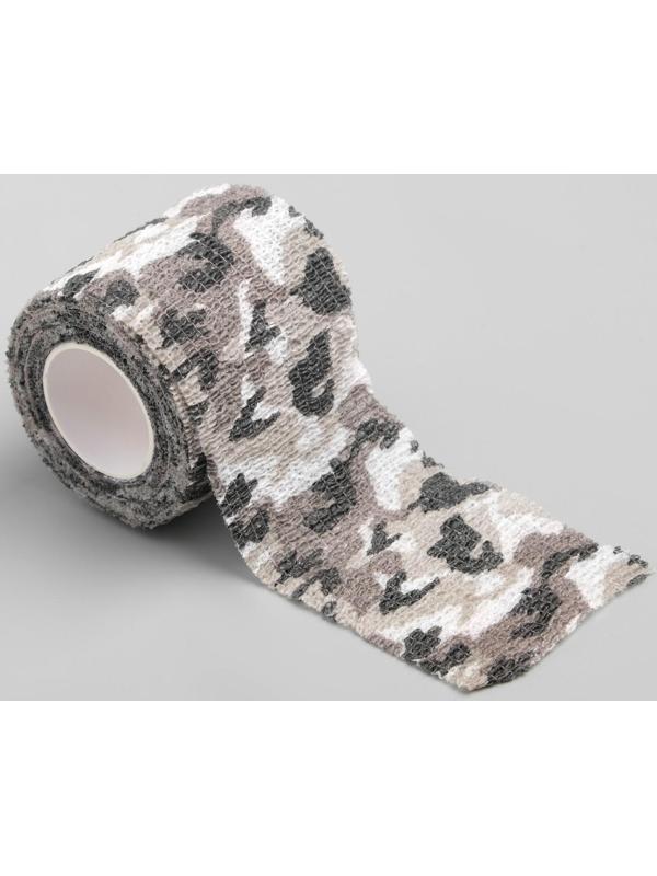 Лента маскировочная, камуфляж черно-белый, 4,5м*5см