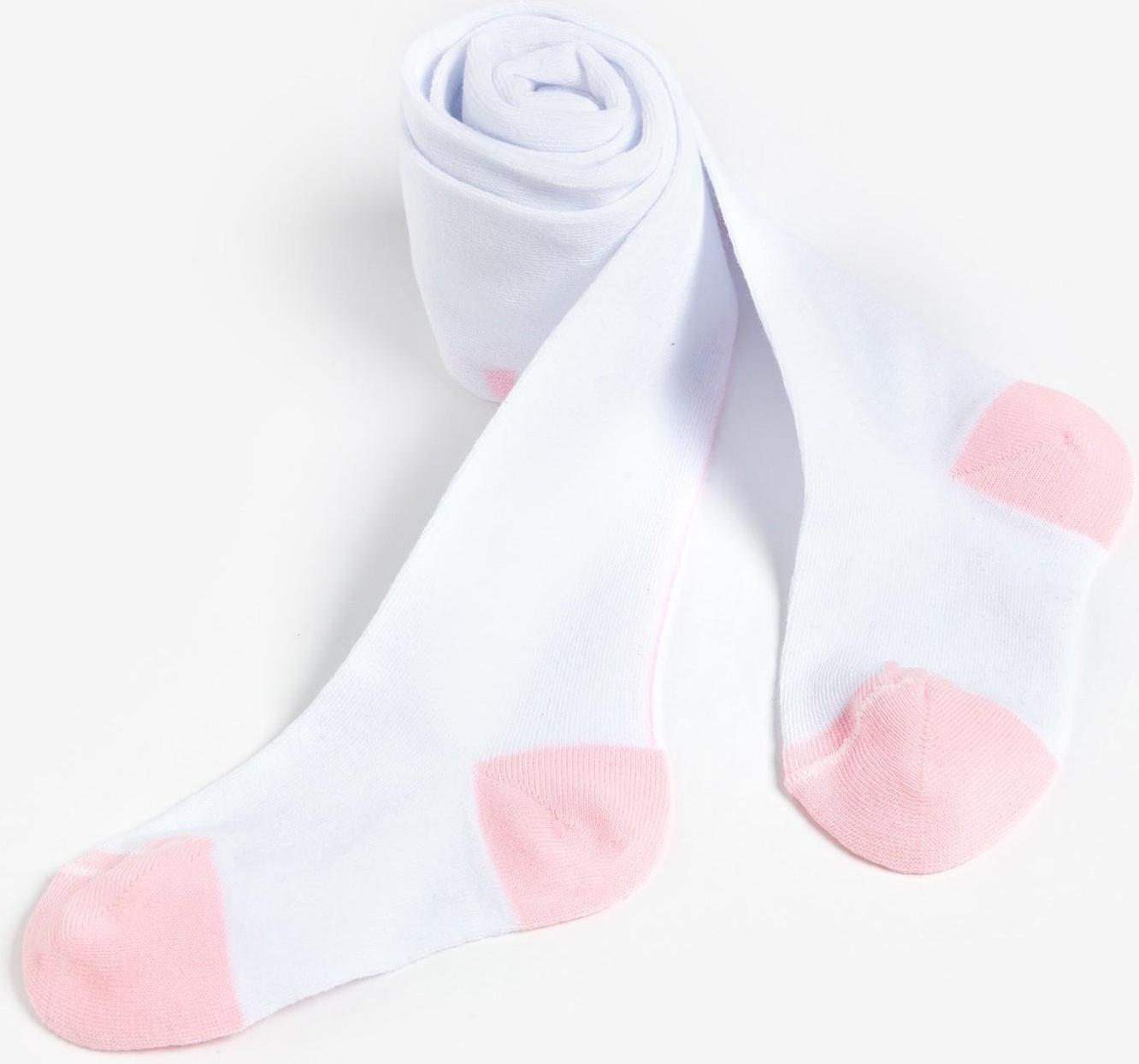 Колготки детские, цвет белый, рост 104-110