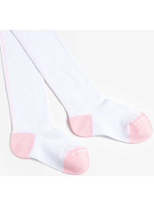 Колготки детские, цвет белый, рост 104-110