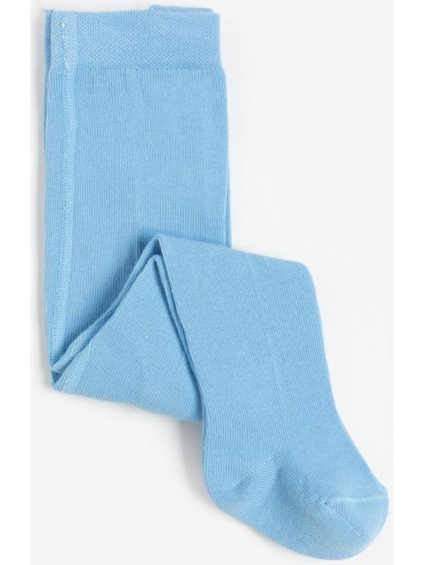 Колготки детские, цвет голубой, рост 62-68