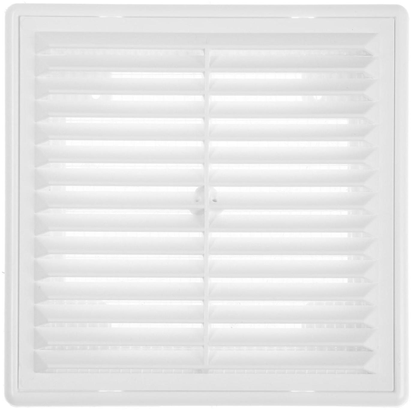 Решетка вентиляционная ZEIN Люкс ЛР1515, 150 x 150 мм, с сеткой, разъемная