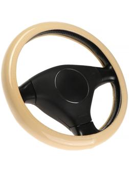 Оплетка на руль A2DM Лак, размер М, карамель