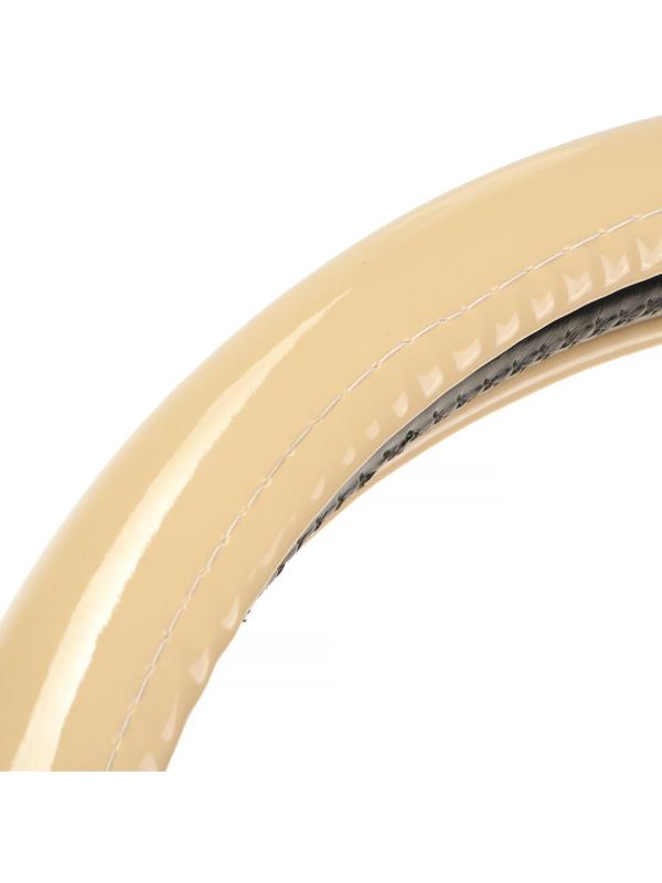 Оплетка на руль A2DM Лак, размер М, карамель