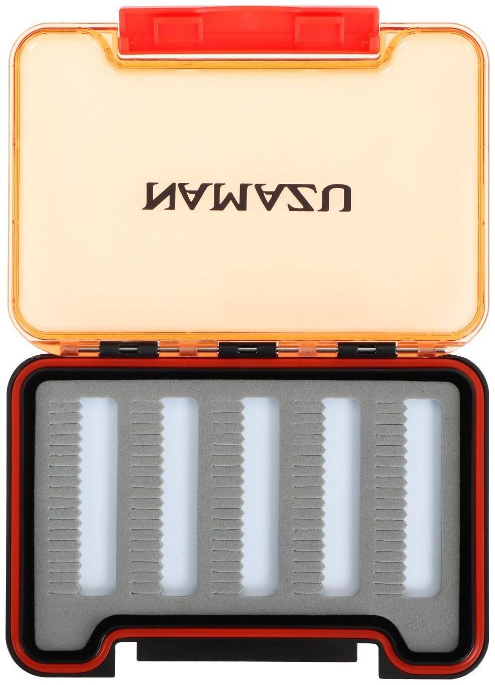 Коробка для мормышек и мелких аксессуаров, Namazu Slim Box, тип A, 137х95х16 мм.