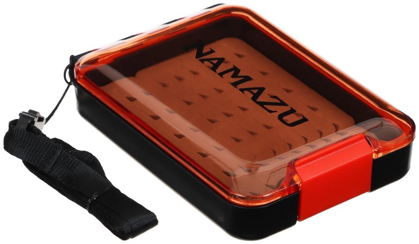 Коробка для мормышек и мелких аксессуаров, Namazu Slim Box, тип B, 104х72х22 мм.