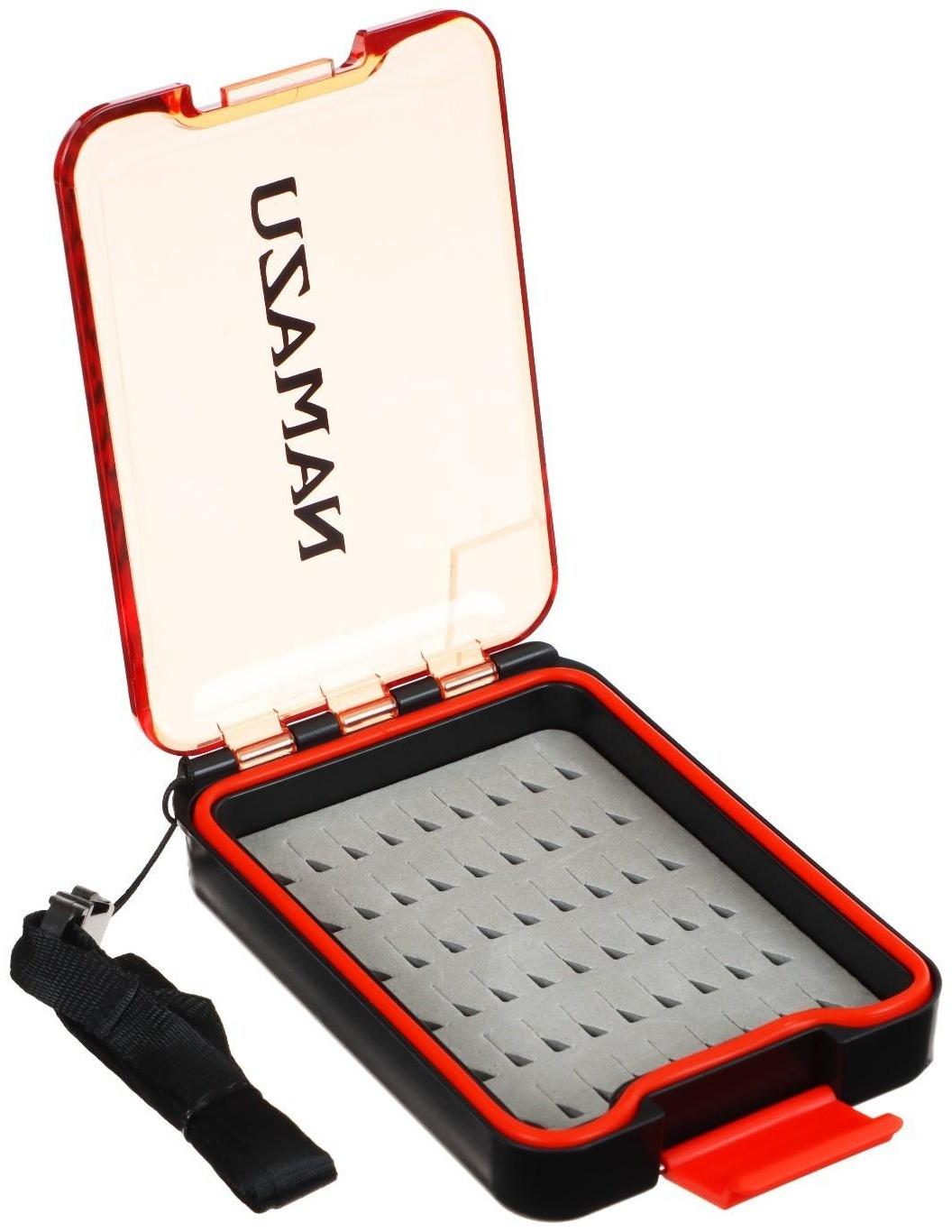 Коробка для мормышек и мелких аксессуаров, Namazu Slim Box, тип B, 104х72х22 мм.