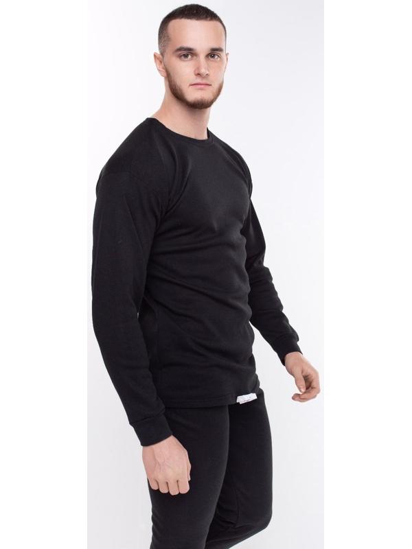 Термобелье мужское (джемпер, кальсоны) НАЧЁС, цвет чёрный, размер 48-50