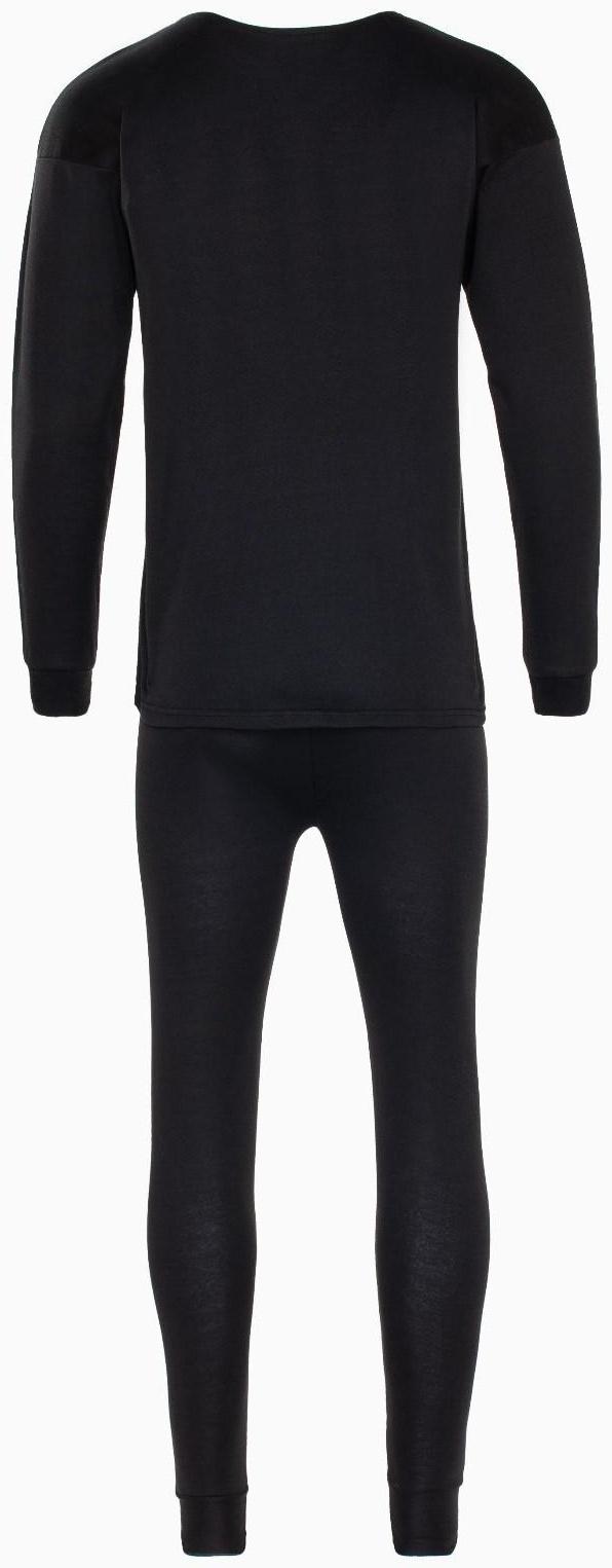 Термобелье мужское (джемпер, кальсоны) НАЧЁС, цвет чёрный, размер 52-54