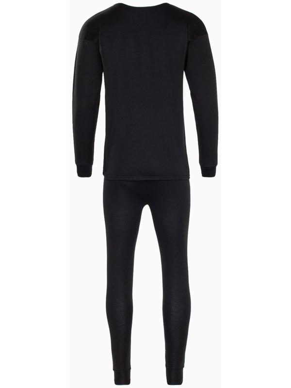 Термобелье мужское (джемпер, кальсоны) НАЧЁС, цвет чёрный, размер 52-54