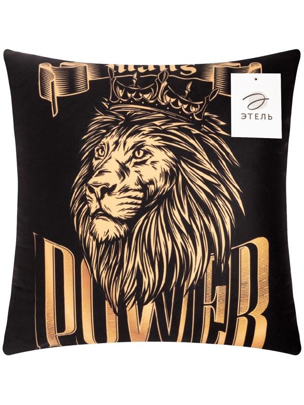 Подушка декоративная Этель Power 40х40 см, велюр, 100% п/э