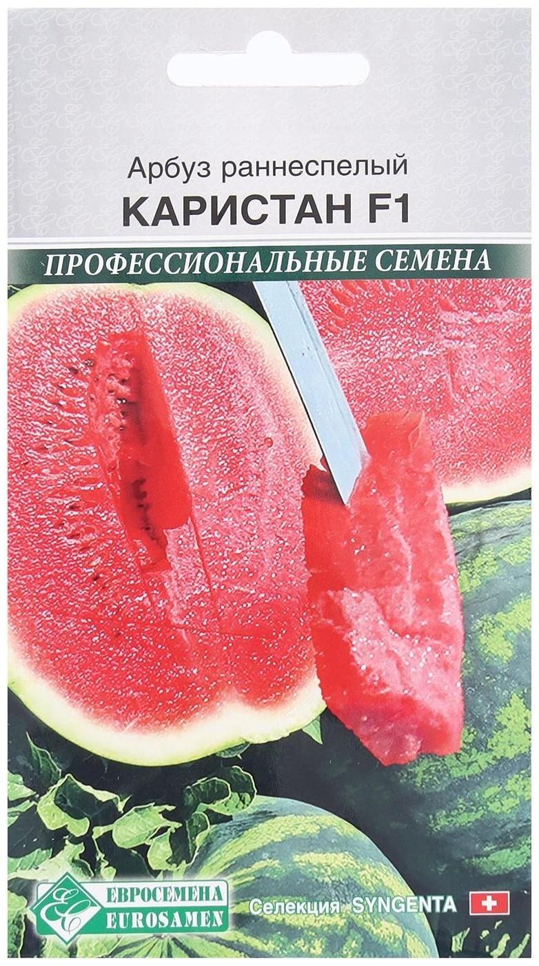 Семена Арбуз раннеспелый Каристан F1, 5 шт