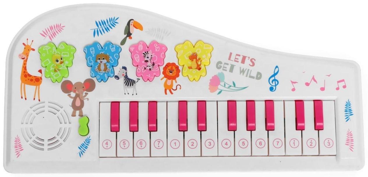 Игрушка музыкальная «Пианино: Зоопарк», 24 клавиши, световые и звуковые эффекты