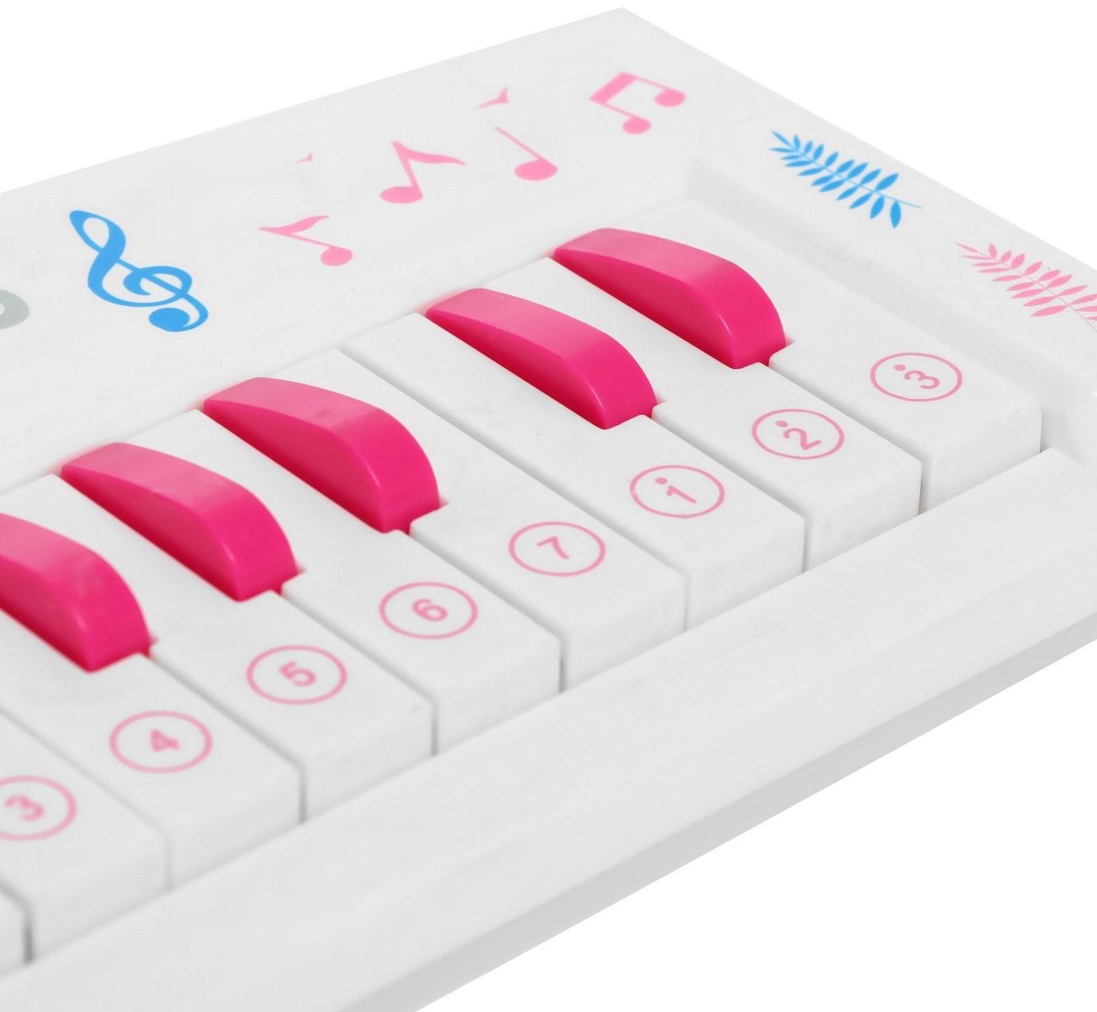 Игрушка музыкальная «Пианино: Зоопарк», 24 клавиши, световые и звуковые эффекты