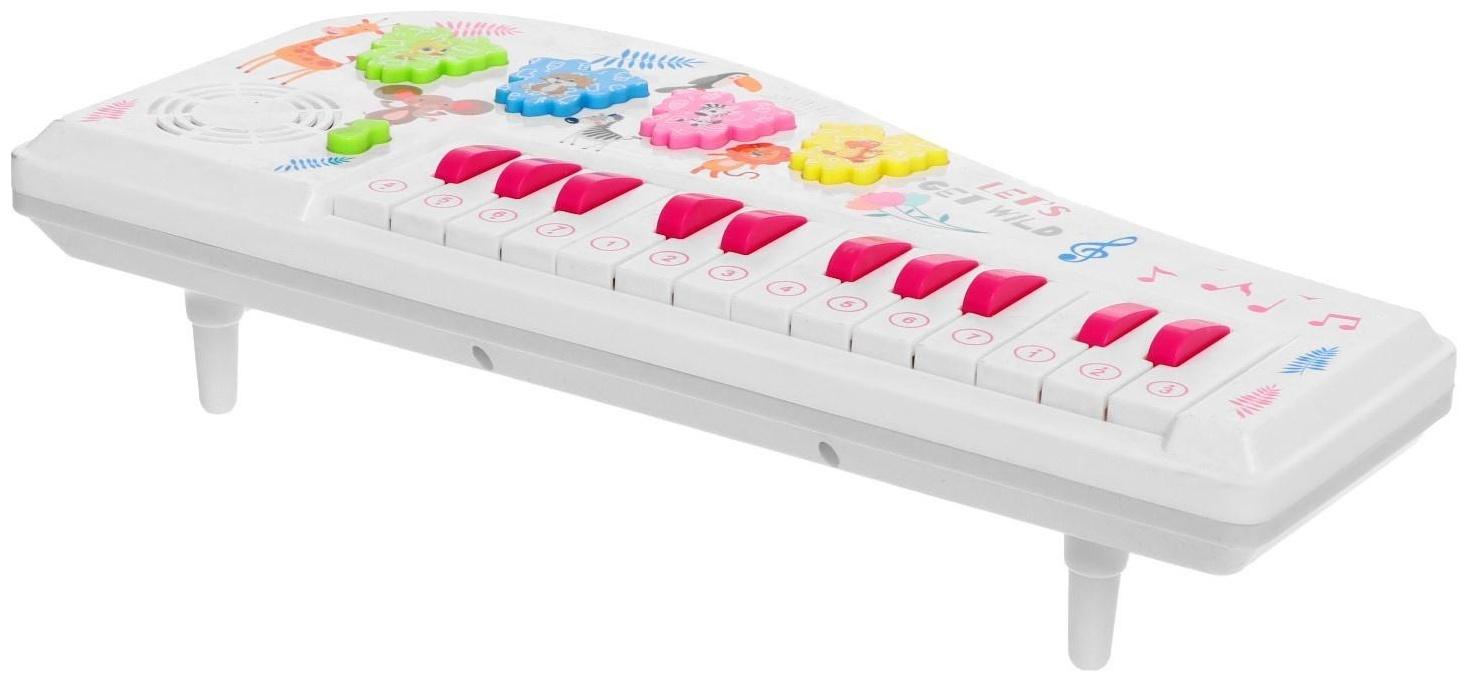 Игрушка музыкальная «Пианино: Зоопарк», 24 клавиши, световые и звуковые эффекты