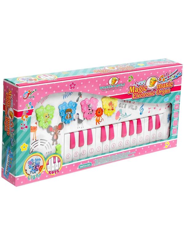 Игрушка музыкальная «Пианино: Зоопарк», 24 клавиши, световые и звуковые эффекты