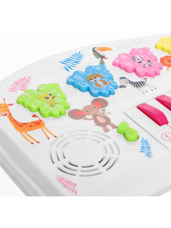 Игрушка музыкальная «Пианино: Зоопарк», 24 клавиши, световые и звуковые эффекты