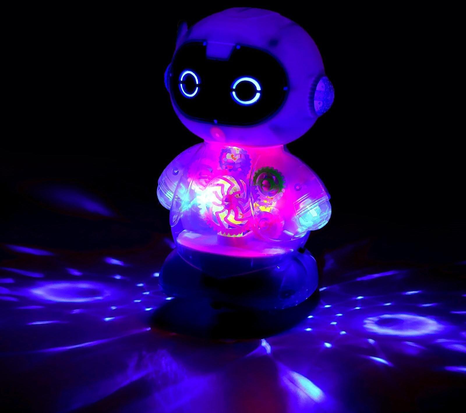 Музыкальный робот «Робби», русская озвучка, танцует, свет