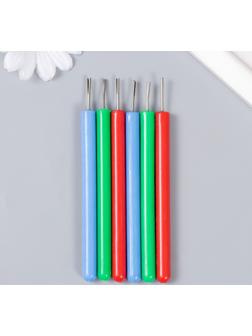 Инструмент для квиллинга с пластиковой ручкой МИКС разрез 0,8 см длина 11 см