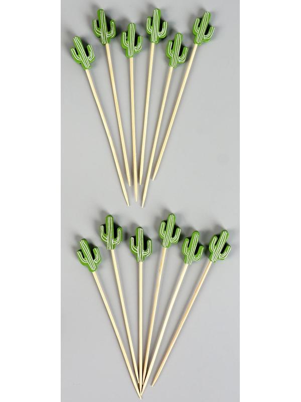 Шпажки «Кактус», в наборе 12 штук