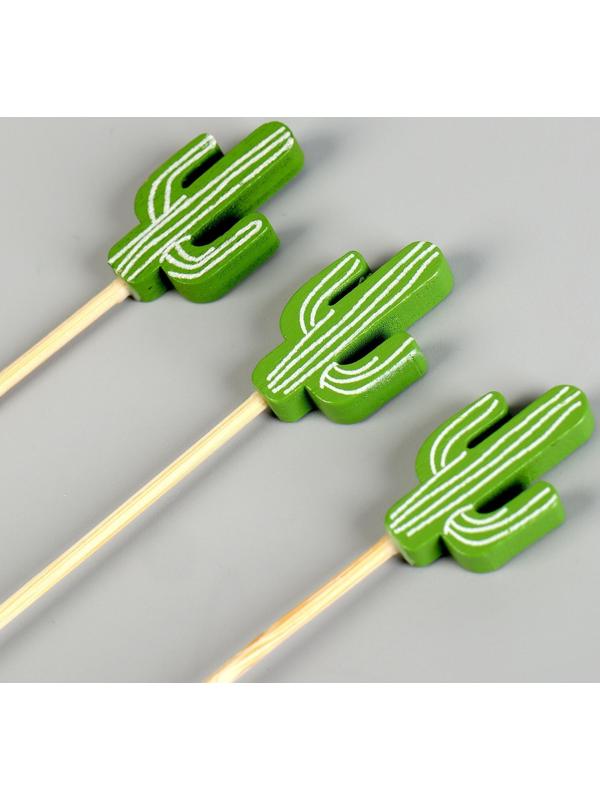 Шпажки «Кактус», в наборе 12 штук