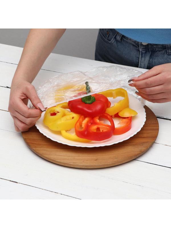 Набор пакетов для сохранения свежести продуктов с резинкой,  универсальные, 50 шт.