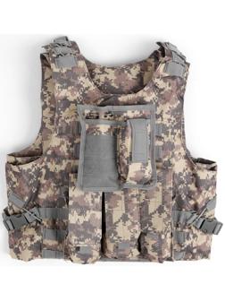 Жилет разгрузочный камуфляж серый