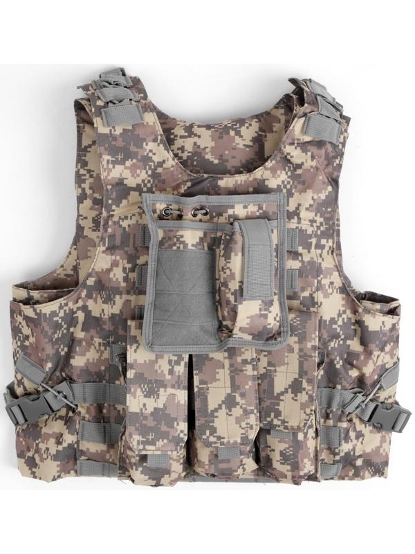 Жилет разгрузочный камуфляж серый