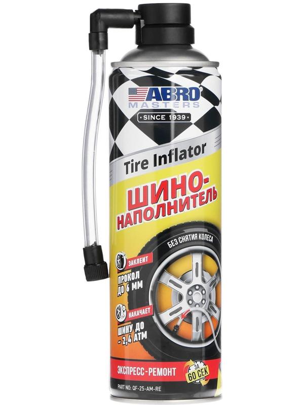 Шинонаполнитель антипрокол ABRO QF-25, 520 мл/340 г